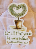 Sticker - Heart Topiary