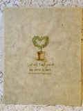 Print - Heart Topiary 8x10