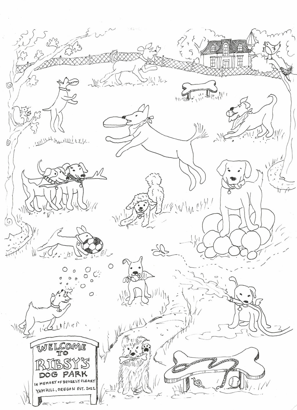 Book - Ribsy's Coloring Book