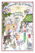 12th Day of Christmas Card