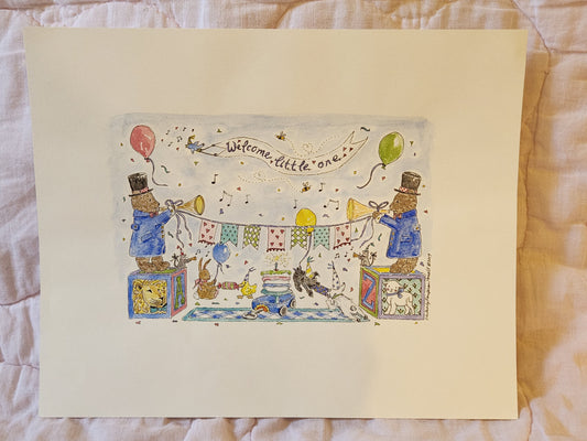 Print - Welcome Little One 8x10
